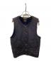 BROWN'S BEACH JACKET（ブラウンズビーチジャケット）の古着「コラボ13AW ウールベスト」｜ネイビー