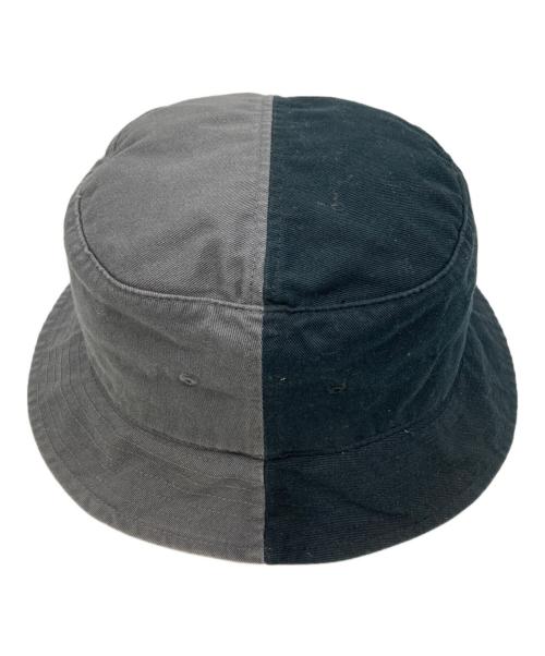 POLO RALPH LAUREN（ポロ・ラルフローレン）POLO RALPH LAUREN (ポロ・ラルフローレン) BEAMS (ビームス) 別注バケットハット ブラック×グレーの古着・服飾アイテム