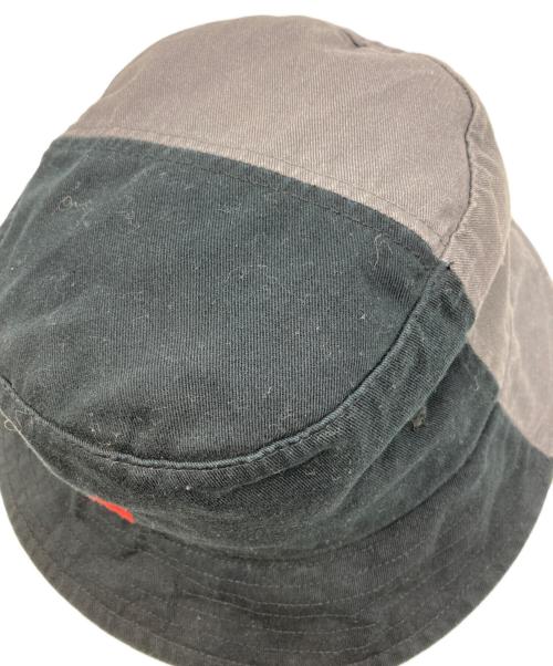 POLO RALPH LAUREN（ポロ・ラルフローレン）POLO RALPH LAUREN (ポロ・ラルフローレン) BEAMS (ビームス) 別注バケットハット ブラック×グレーの古着・服飾アイテム