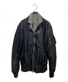 uniform experiment（ユニフォームエクスペリメント）の古着「リバーシブルMA-1ブルゾン」｜ネイビー