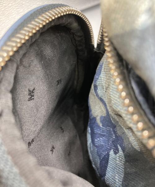 MICHAEL KORS（マイケル・コース）MICHAEL KORS (マイケル・コース) リュック/Printed Denim and Leather Backpack ブルーの古着・服飾アイテム