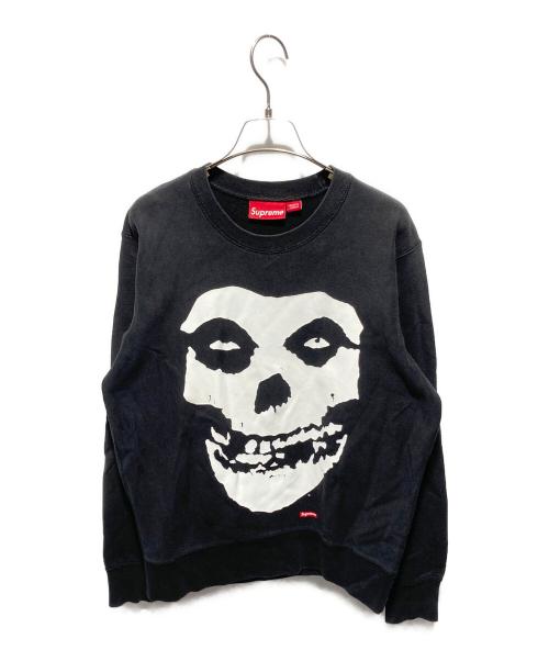 SUPREME（シュプリーム）SUPREME (シュプリーム) MISFITS (ミスフィッツ) スカルプリントスウェット ブラック サイズ:Sの古着・服飾アイテム