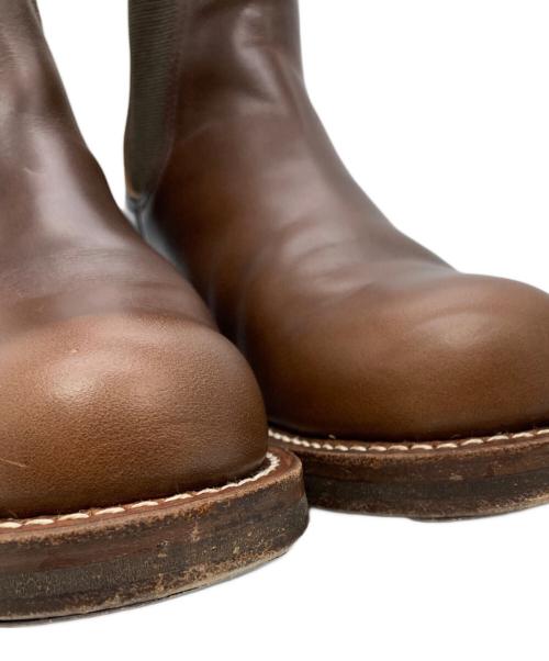 ROLLING DUB TRIO（ローリングダブトリオ）ROLLING DUB TRIO (ローリングダブトリオ) STAN サイドゴアブーツ ブラウン サイズ:8Hの古着・服飾アイテム