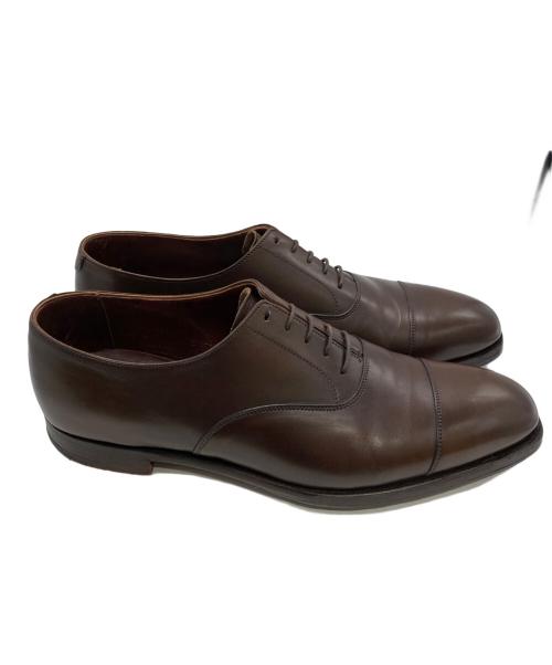 Crockett & Jones（クロケット＆ジョーンズ）Crockett & Jones (クロケット＆ジョーンズ) ストレートチップシューズ/audley ブラウン サイズ:9Eの古着・服飾アイテム