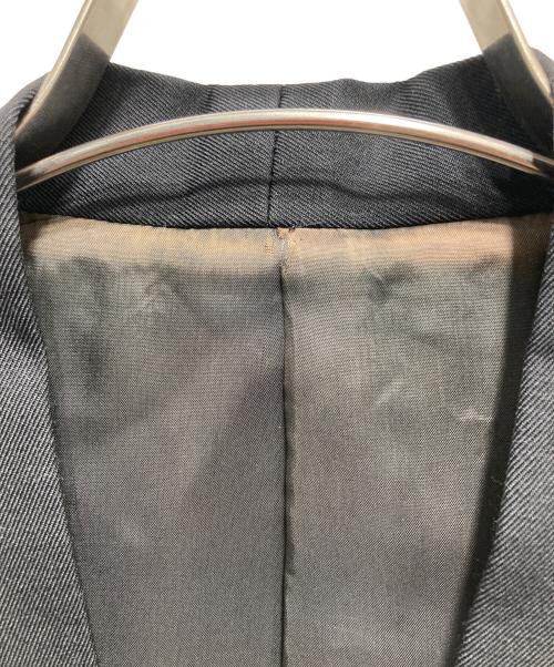 ISSEY MIYAKE（イッセイミヤケ）ISSEY MIYAKE (イッセイミヤケ) 80s 筆タグ ノーカラージャケット ブラック サイズ:Ⅿの古着・服飾アイテム