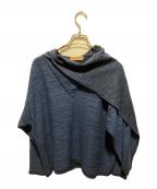 ISSEY MIYAKEイッセイミヤケ）の古着「70s スカーフニット」｜ブルー