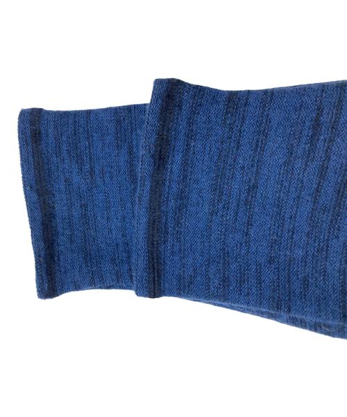 ISSEY MIYAKE（イッセイミヤケ）ISSEY MIYAKE (イッセイミヤケ) 70s スカーフニット ブルー サイズ:不明の古着・服飾アイテム