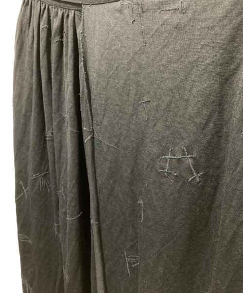 tricot COMME des GARCONS（トリココムデギャルソン）tricot COMME des GARCONS (トリココムデギャルソン) 80s ｱｰｶｲﾌﾞ 刺繍ラップスカート ブラック サイズ:Fの古着・服飾アイテム