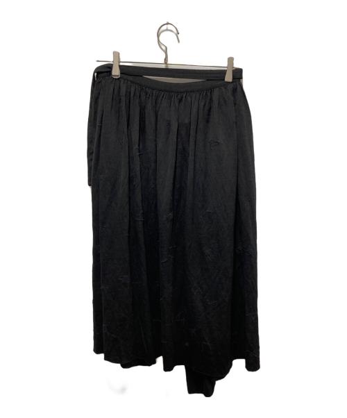 tricot COMME des GARCONS（トリココムデギャルソン）tricot COMME des GARCONS (トリココムデギャルソン) 80s ｱｰｶｲﾌﾞ 刺繍ラップスカート ブラック サイズ:Fの古着・服飾アイテム