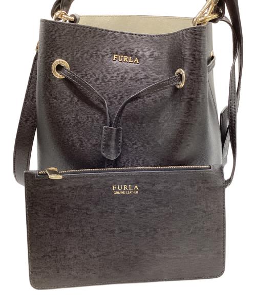 FURLA（フルラ）FURLA (フルラ) ステイシー ショルダーバッグ ブラックの古着・服飾アイテム