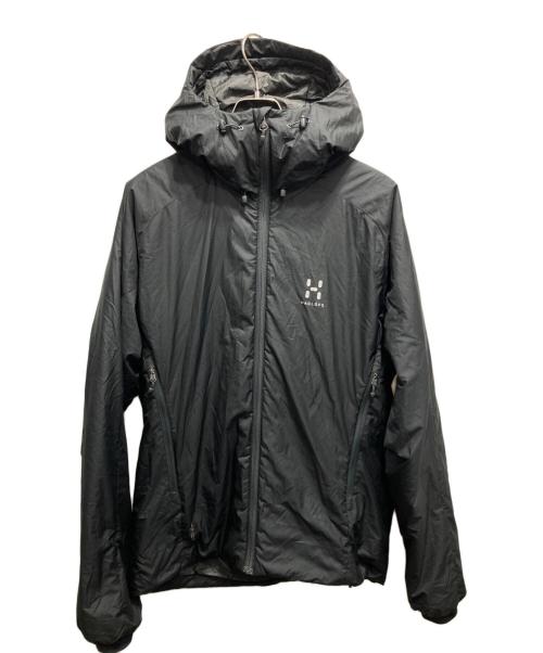 HAGLOFS（ホグロフス）HAGLOFS (ホグロフス) 中綿ジャケット/BARRIER 3 HOOD MEN ブラック サイズ:Sの古着・服飾アイテム
