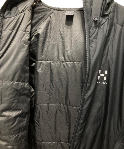 HAGLOFS（ホグロフス）HAGLOFS (ホグロフス) 中綿ジャケット/BARRIER 3 HOOD MEN ブラック サイズ:Sの古着・服飾アイテム