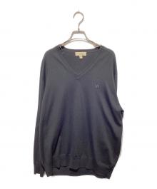 BURBERRY（バーバリー）の古着「vネックニット/uniform」｜ブラック