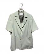 Rosarymoonロザリームーン）の古着「Belted Tailored Jacket」｜グリーン