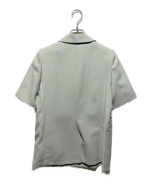 Rosarymoon（ロザリームーン）ROSARYMOON (ロザリームーン) Belted Tailored Jacket グリーン サイズ:不明の古着・服飾アイテム