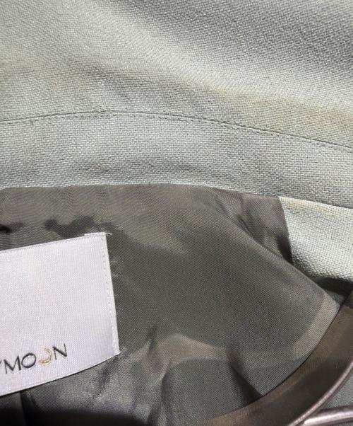 Rosarymoon（ロザリームーン）ROSARYMOON (ロザリームーン) Belted Tailored Jacket グリーン サイズ:不明の古着・服飾アイテム