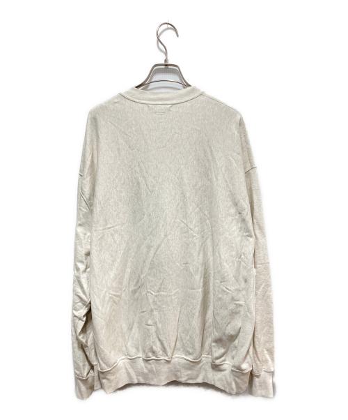 BLURHMS（ブラームス）blurhms (ブラームス) LIGHT SWEAT CREW ZIP アイボリー サイズ:3の古着・服飾アイテム