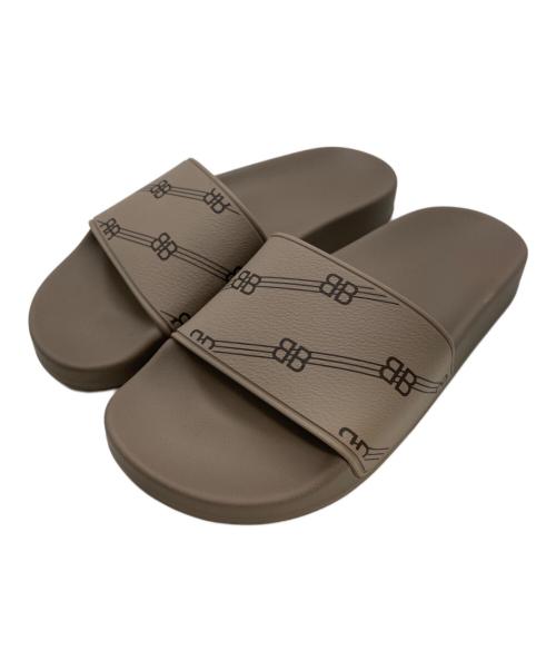 BALENCIAGA（バレンシアガ）BALENCIAGA (バレンシアガ) POOL SLIDE ベージュ サイズ:23の古着・服飾アイテム
