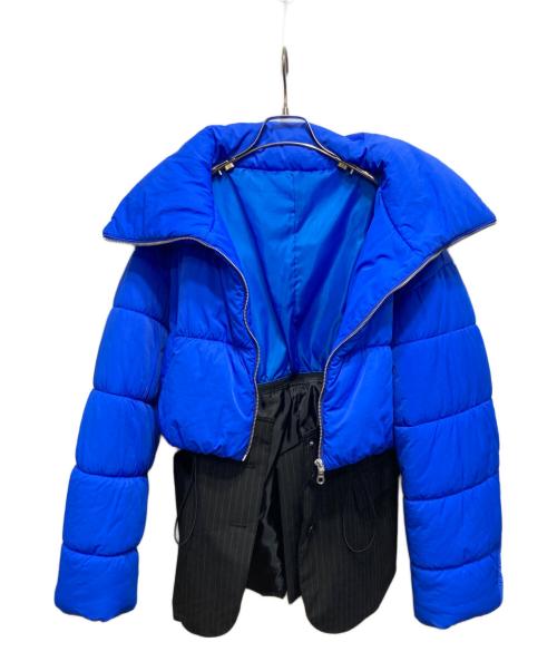 MAISON SPECIAL（メゾンスペシャル）MAISON SPECIAL (メゾンスペシャル) 2WAYパデットジャケット ブルー サイズ:FREEの古着・服飾アイテム