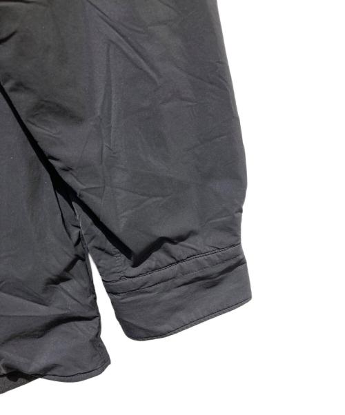 Gymphlex（ジムフレックス）Gymphlex (ジムフレックス) インサレーション バンドカラー シャツ ブラック サイズ:Mの古着・服飾アイテム