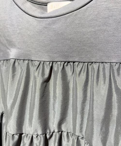 BALLSEY（ボールジィ）BALLSEY (ボールジィ) コットンジャージーコンビ ティアードプルオーバー グレー サイズ:Sの古着・服飾アイテム