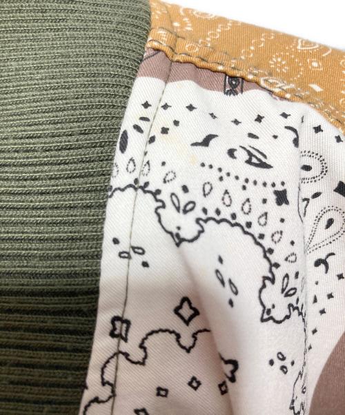 LIBERE（リベーレ）LIBERE (リベーレ) BANDANA BOMBER JACKET ホワイト×ベージュ サイズ:2の古着・服飾アイテム