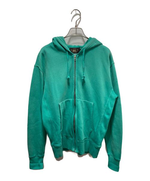 RRL（ダブルアールエル）RRL (ダブルアールエル) FULLZIP HOODIE ブルー サイズ:Ｓの古着・服飾アイテム