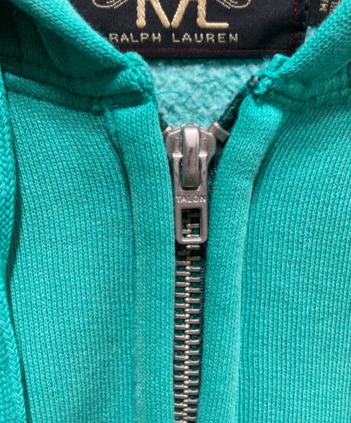 RRL（ダブルアールエル）RRL (ダブルアールエル) FULLZIP HOODIE ブルー サイズ:Ｓの古着・服飾アイテム