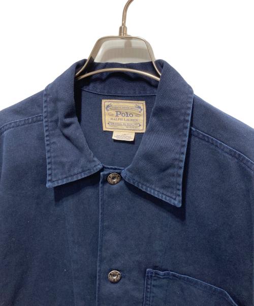 POLO RALPH LAUREN（ポロ・ラルフローレン）POLO RALPH LAUREN (ポロ・ラルフローレン) カバーオール ネイビー サイズ:Ｌ/Ｇの古着・服飾アイテム