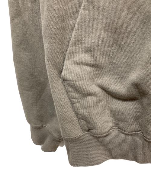 ANEI（アーネイ）ANEI (アーネイ) H.Z.TOP D.STRIPES ハーフジップ スウェット グレー サイズ:3の古着・服飾アイテム