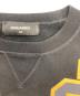 中古・古着 DSQUARED2 (ディースクエアード) 20AW COLLEGE PATCH CREWNECK SWEATSHIRT スウェットプルオーバー ブラック サイズ:XS：18000円