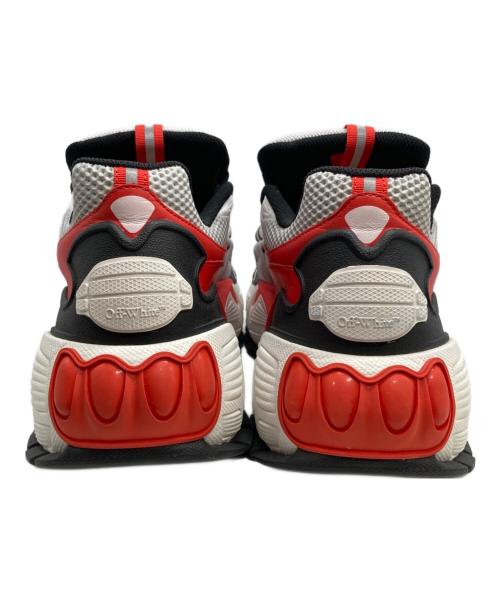 OFFWHITE（オフホワイト）OFFWHITE (オフホワイト) GROVE SLIP ON ホワイト×レッド サイズ:42の古着・服飾アイテム