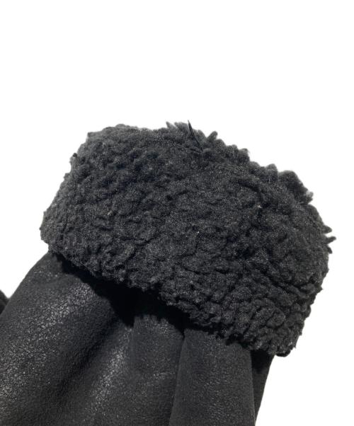 PERVERZE（パーバーズ）PERVERZE (パーバーズ) WIDE COLLAR MOUTON COAT ブラック サイズ:FREEの古着・服飾アイテム