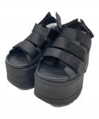 UGGアグ）の古着「GOLDENRISE プラットフォームサンダル」｜ブラック