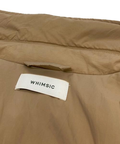 WHIMSIC（ウィムジック）WHIMSIC (ウィムジック) ステンカラーパディングコート ブラウン サイズ:FREEの古着・服飾アイテム