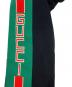 中古・古着 GUCCI (グッチ) アームロゴラインスリーブポロシャツ ブラック サイズ:XL：21000円