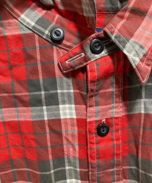 POLO RALPH LAUREN（ポロ・ラルフローレン）POLO RALPH LAUREN (ポロ・ラルフローレン) チェックシャツ/classic fit plaid twill workshirt グレー×レッド サイズ:Lの古着・服飾アイテム