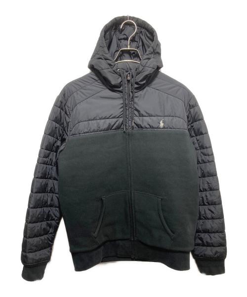 POLO RALPH LAUREN（ポロ・ラルフローレン）POLO RALPH LAUREN (ポロ・ラルフローレン) 切替中綿ジャケット ブラック サイズ:Lの古着・服飾アイテム