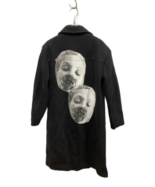 MISBHV（ミスビヘイブ）MISBHV (ミスビヘイブ) パッチワークロングコート ブラック サイズ:Mの古着・服飾アイテム