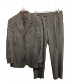 VERSACE COLLECTIONヴェルサーチ コレクション）の古着「カシミヤ混2Bセットアップスーツ」｜ブラウン