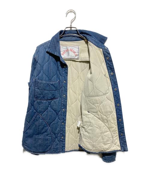 NATAL DESIGN（ネイタルデザイン）NATAL DESIGN (ネイタルデザイン) デニムキルティングジャケット インディゴ サイズ:Mの古着・服飾アイテム