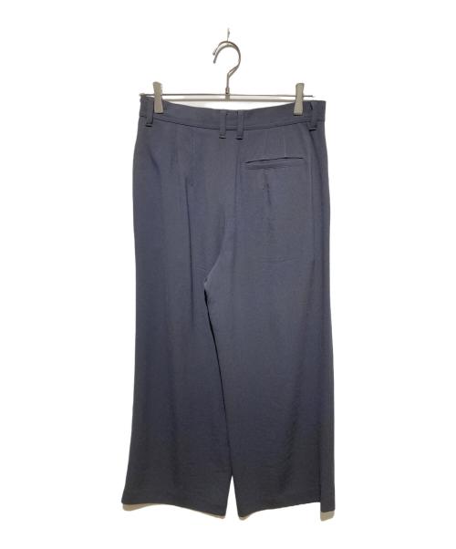 Spick and Span（スピック＆スパン）Spick and Span (スピック＆スパン) シルキードレープ2タックワイドパンツ グレー サイズ:40の古着・服飾アイテム