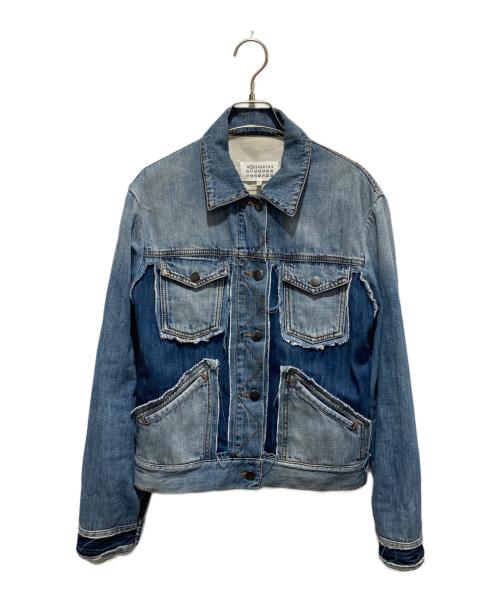 Maison Margiela 1（メゾンマルジェラ 1）Maison Margiela 1 (メゾンマルジェラ 1) 18SS 再構築デコラティケデニムジャケット インディゴ サイズ:36の古着・服飾アイテム