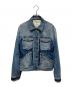 Maison Margiela 1（メゾンマルジェラ 1）の古着「18SS 再構築デコラティケデニムジャケット」｜インディゴ