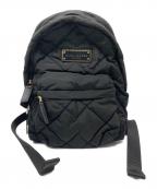 MARC JACOBSマークジェイコブス）の古着「キルティングバックパック」｜ブラック