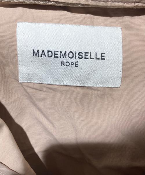 MADEMOISELLE ROPE'（マドモアゼル ロペ）MADEMOISELLE ROPE' (マドモアゼル ロペ) コットンナイロンタッサーマウンテンパーカー ベージュ サイズ:38の古着・服飾アイテム