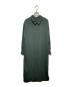 RIM.ARK（リムアーク）の古着「Back button long OP/シャツワンピース」｜グリーン