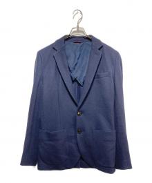 1piu1uguale3（ウノピュウノウグァーレトレ）の古着「ウールテーラードジャケット/TRAVEL JACKET」｜ネイビー