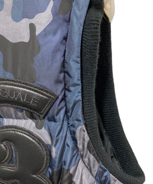 1piu1uguale3（ウノピュウノウグァーレトレ）1piu1uguale3 (ウノピュウノウグァーレトレ) ダウンベスト/neck up hood down vest -NO.3 ブルー サイズ:VIの古着・服飾アイテム