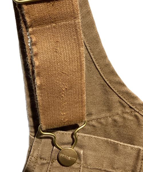 CarHartt（カーハート）CarHartt (カーハート) ビブオーバーオール ベージュ サイズ:30/30の古着・服飾アイテム
